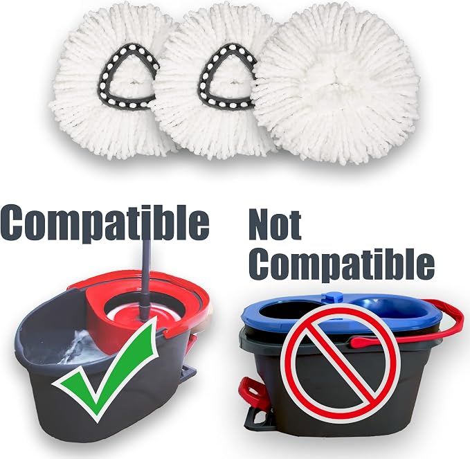 Mop Replace Head Mop Refills Compatible - Image 3