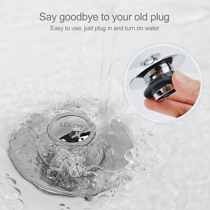 LEKEYE Shower Drain Hair Catcher | Bathtub Stopper/Shower Drain Cover/Drain - Image 5