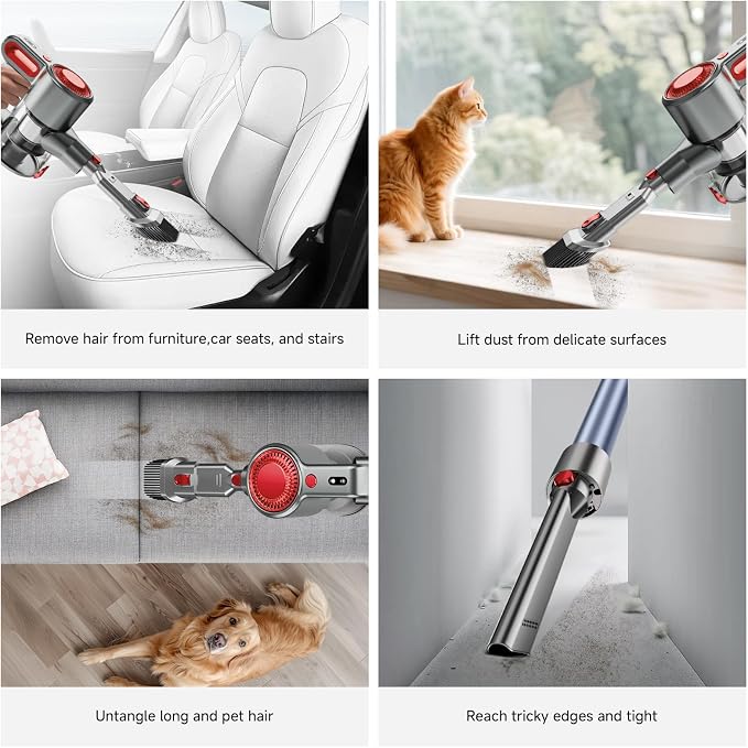 Cordless Vacuum Cleaner, 30Kpa Lightweight Stick Vacuum - Image 4