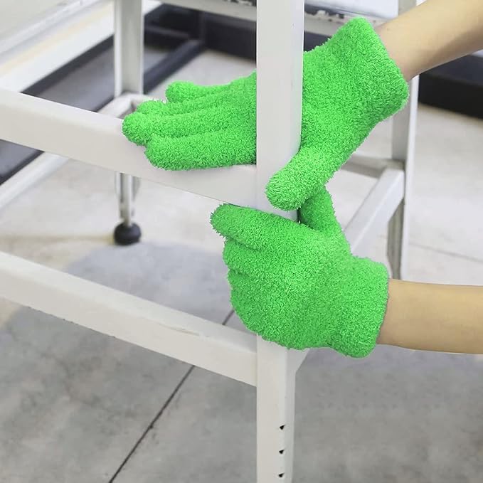 Evridwear Microfiber Dusting Gloves, Dusting Cleaning Glove - Image 7