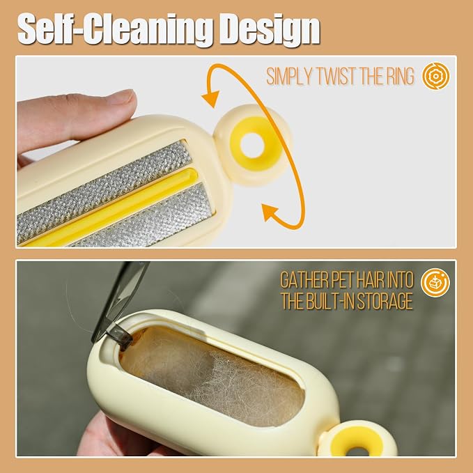 Lint Roller Resuable for Clothes, Magic Self- Cleaning Pet Hair Remover for - Image 3
