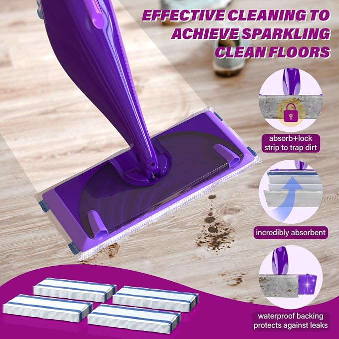 Wetjet Pads Refills, Absorbent for Household Cleaning & Suit All Multi-Surface - Image 3