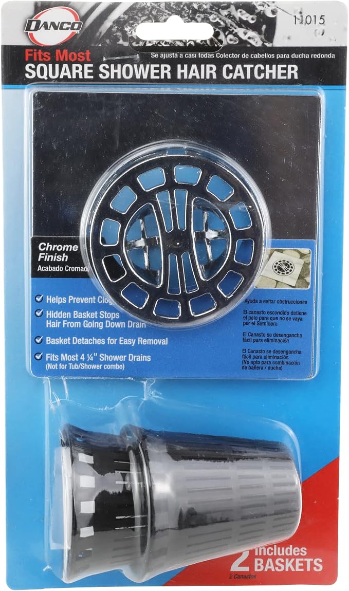 Danco Square Shower Drain Hair Catcher - Image 7