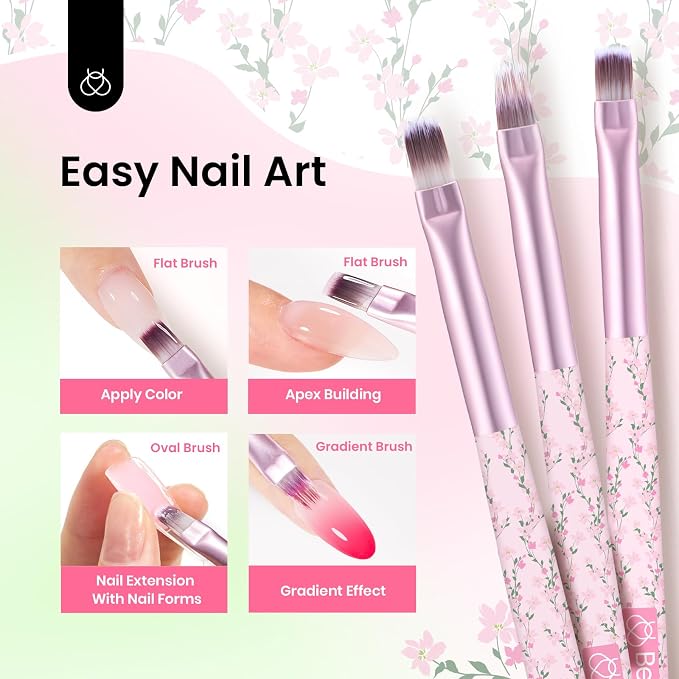 Beetles Gel Polish Nail Art Brushes Set - Image 3