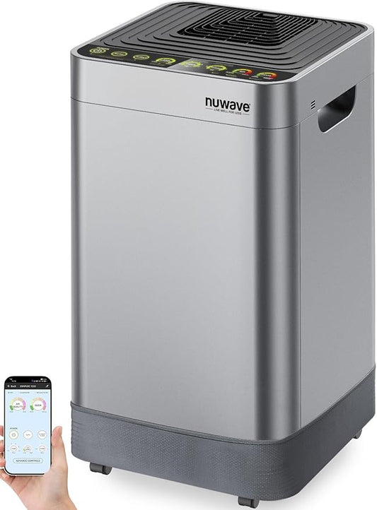 Nuwave Air Purifier for Extra Large Room 2934 Sq Ft, OxyPure Smart Air Purifier by NuWave