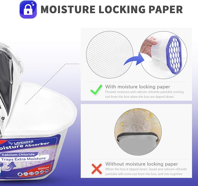 Vacplus Moisture Absorbers 12 Pack, 10.5 Oz, Humidity Absorber Boxes Attracts - Image 3