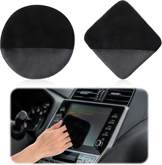 2Pcs Car Touch Screen Cleaner Cloth, 4.2"×4.2" Square Microfiber Car Screen by Unknown