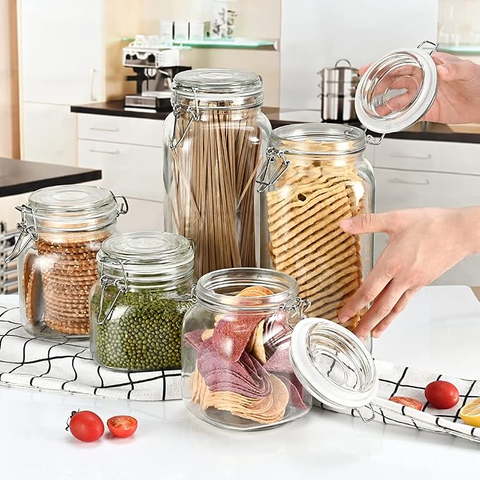 32oz Glass Food Storage Jars - Image 7