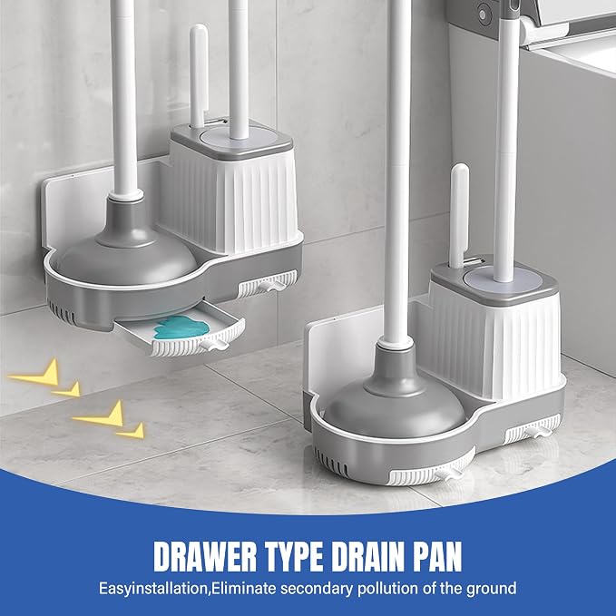 2 Pack Toilet Brush and Holder Set - Image 4