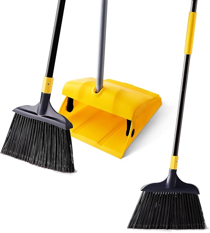 Yocada Commercial Broom and Dustpan Set by Yocada