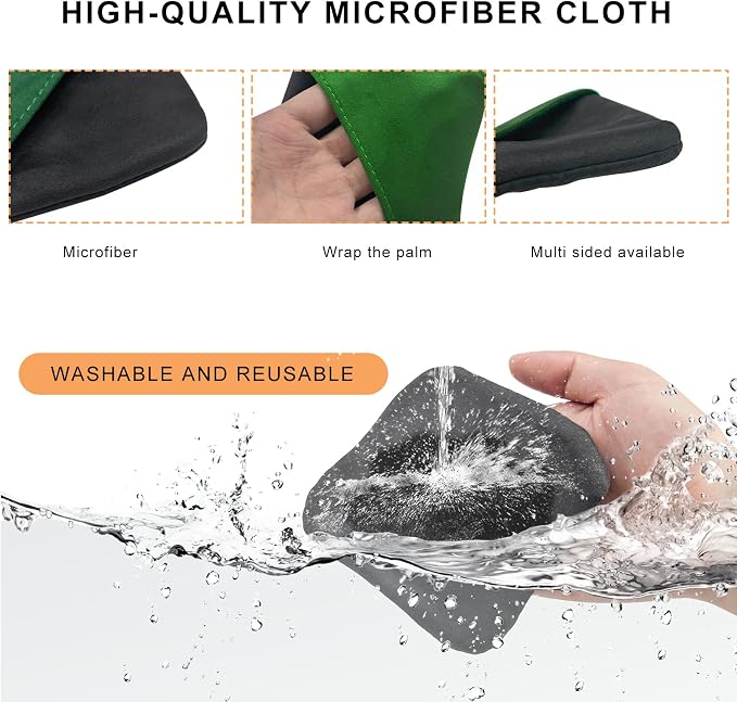Car Screen Cleaner, Square Microfiber Cloth Non-Scratch Auto Touchscreen - Image 3