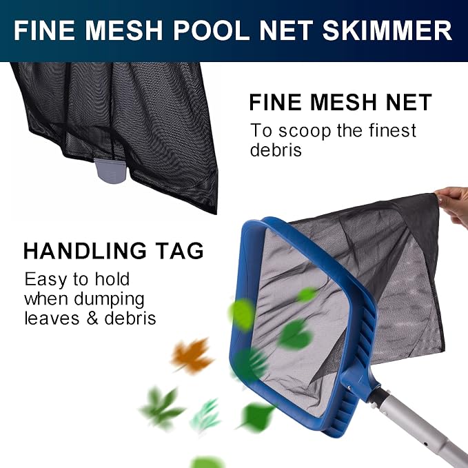 Fine Mesh Pool Net & Brush Head Combo - Image 4