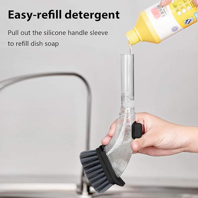 Soap Dispensing Dish Brush - Image 3