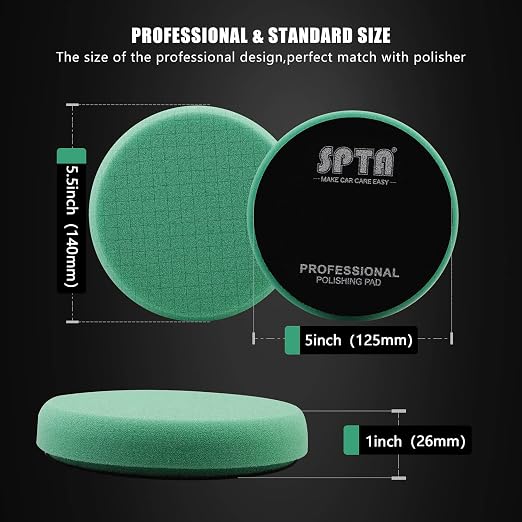 Green Heavy Cut Pad, Polishing and Waxing - Image 2