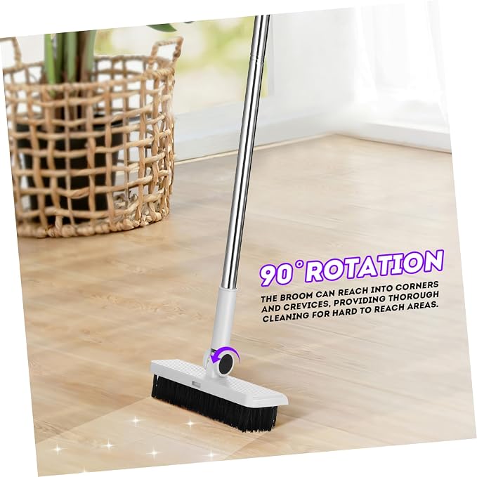 GLEAVI Broom and Dustpan Set 3 in 1 Long Handle Broom - Image 6