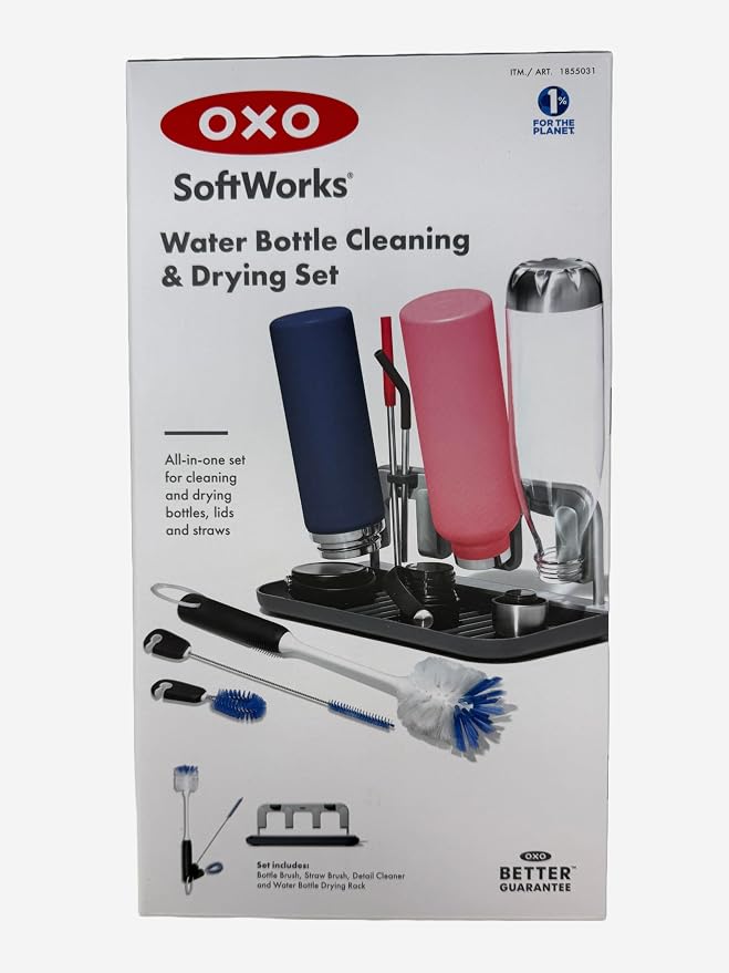 OXO Softworks Water Bottle Cleaning & Drying Set by Unknown