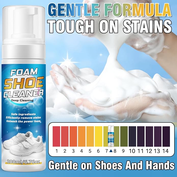 Shoe Cleaner, Deep Cleaning Sole Sneaker Cleaner, Shoe Cleaning Kit - Image 4