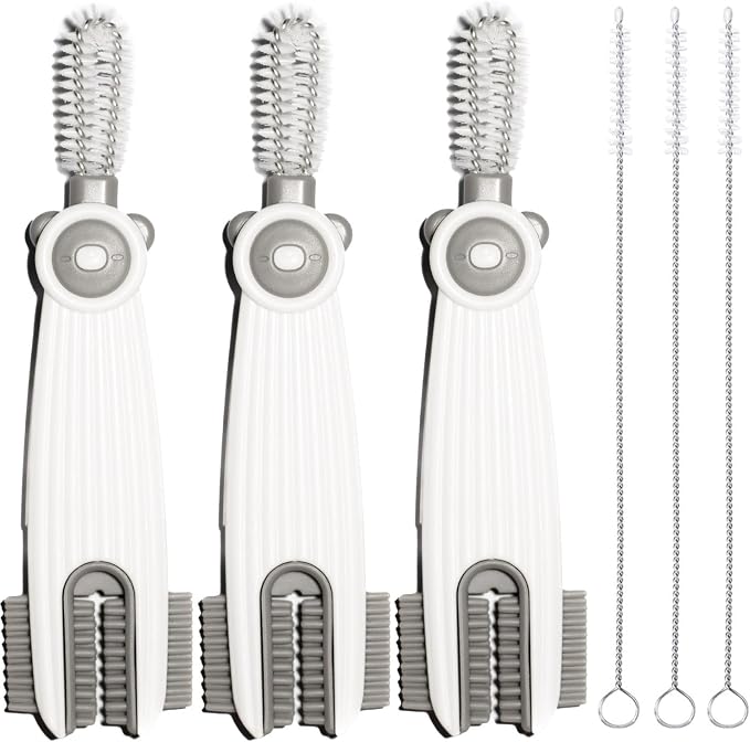 3 in 1 Cup Lid Gap Cleaning Brush Set by ARISENODirect