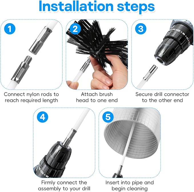 Chimney Sweep Pro Kit, 30ft Interlocking Rods - Image 5