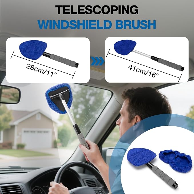 SHALL 28Pcs Car Detailing Kit, Car Detailing Brush Set, Car Wash Cleaning Kit - Image 3