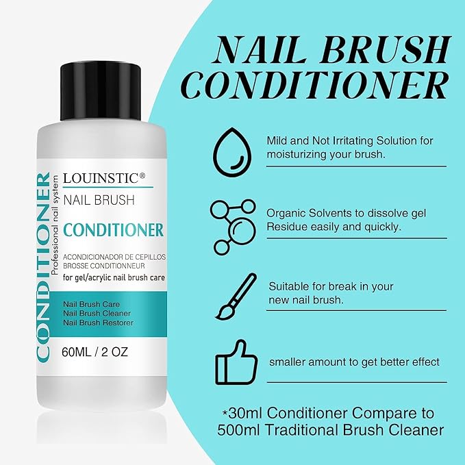 LOUINSTIC Nail Art Brush Cleaner 2 oz - Image 4
