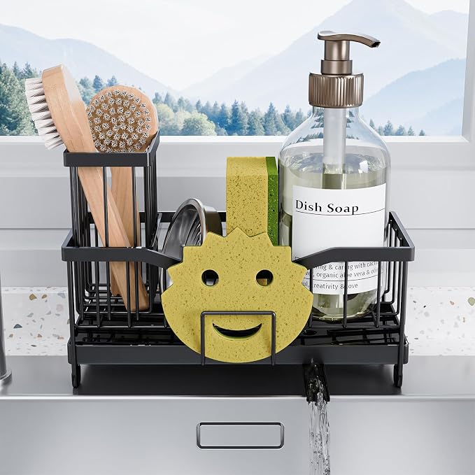 Maifan Kitchen Sink Caddy Organzier Sponge Holder - Image 7