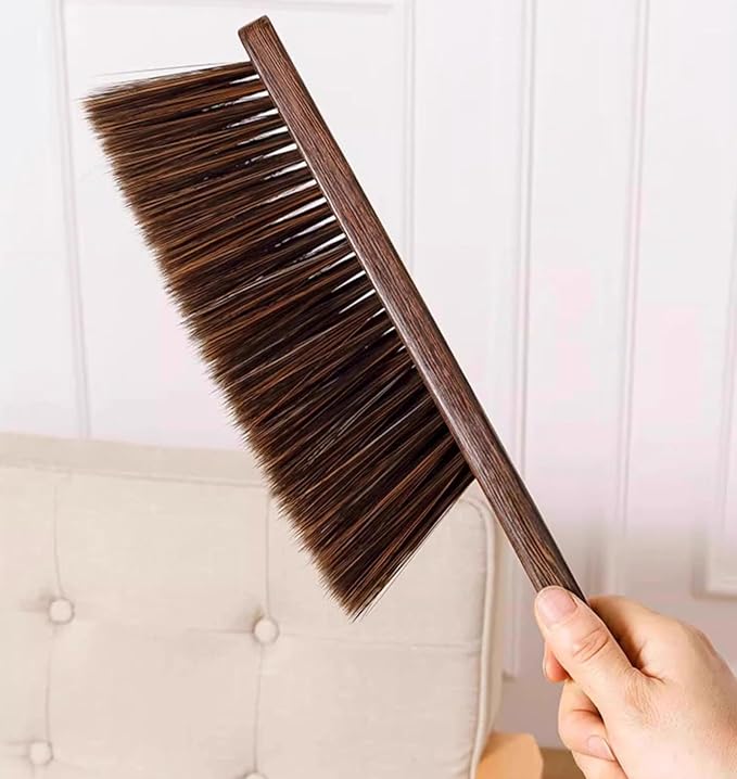 Wooden Hand Broom Brush Whisk Soft Bristle Cleaning Brush - Image 5