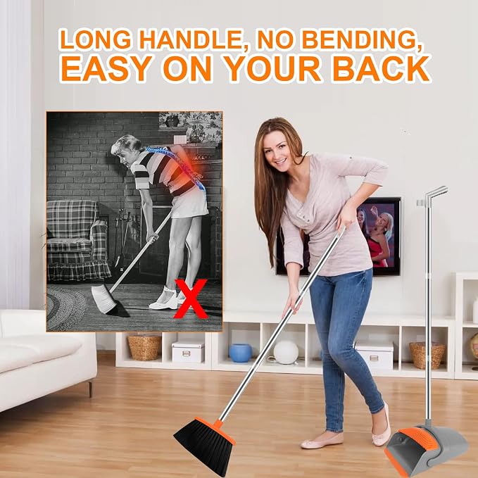 Broom and Dustpan Set for Home, Broom - Image 3