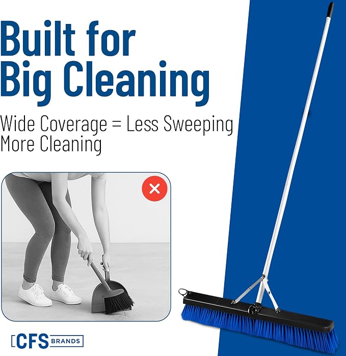 SPARTA 3621961814 Sweep Complete Aluminum Handle Floor Sweep - Image 7