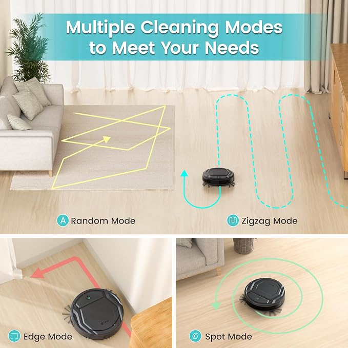 Lefant Robot Vacuum Cleaner, 120 Mins Runtime, Compact Design, Low Noise - Image 6