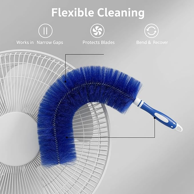 Bendable Fan Cleaning Brush – Soft Bristle Fan Cleaner - Image 5
