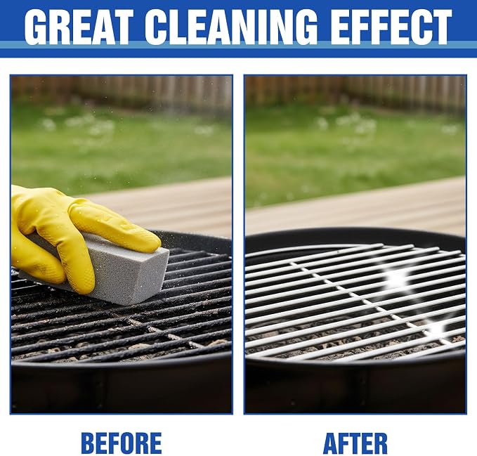 4 Pack Grill Cleaning Bricks, Pumice Stone - Image 6