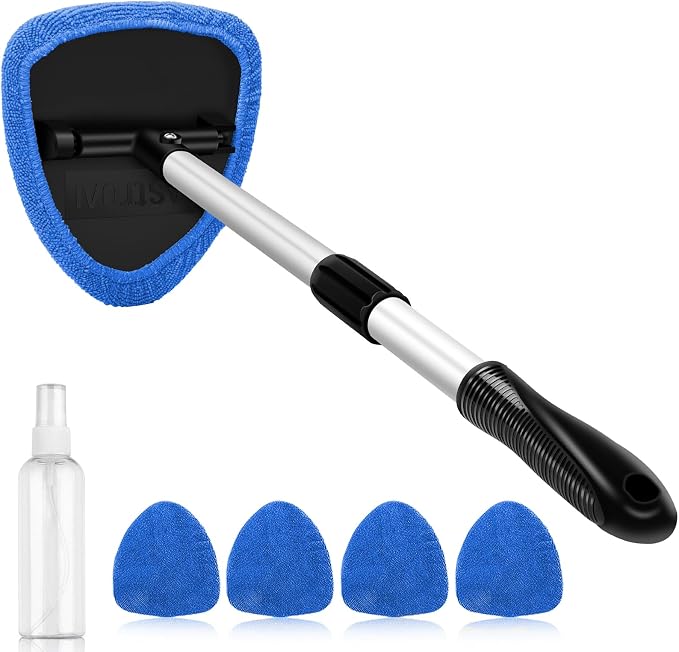AstroAI Windshield Cleaner Tool, Car Interior Window Detailing Cleaning Kit by AstroAI
