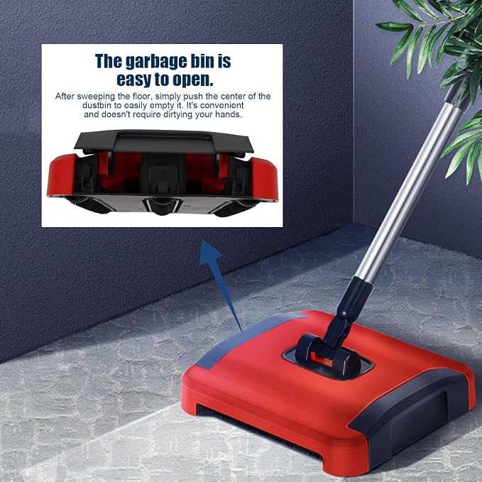 Manual 43inch Detachable Carpet Sweeper - Image 7