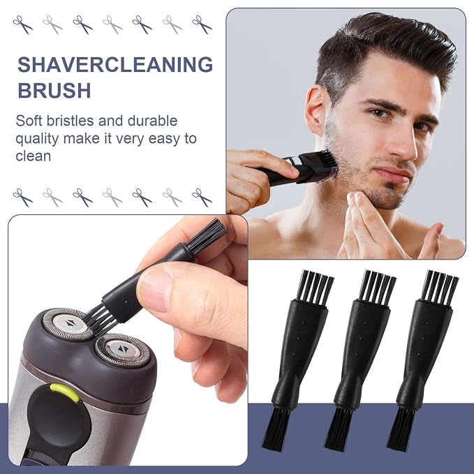 Patelai 20 Pieces Electric Shaver Cleaning Brush Small Clipper Brushes - Image 5
