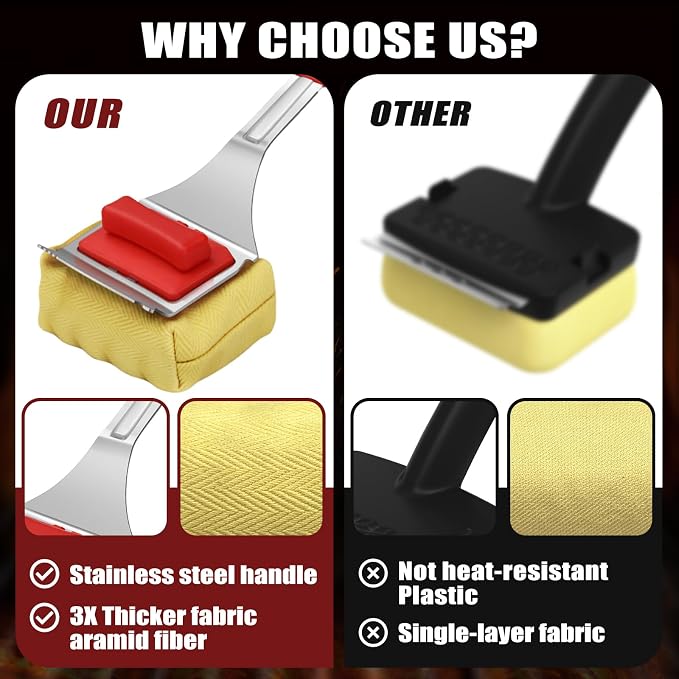 Steam Safe Grill Cleaning Brush Bristle Free - Image 7