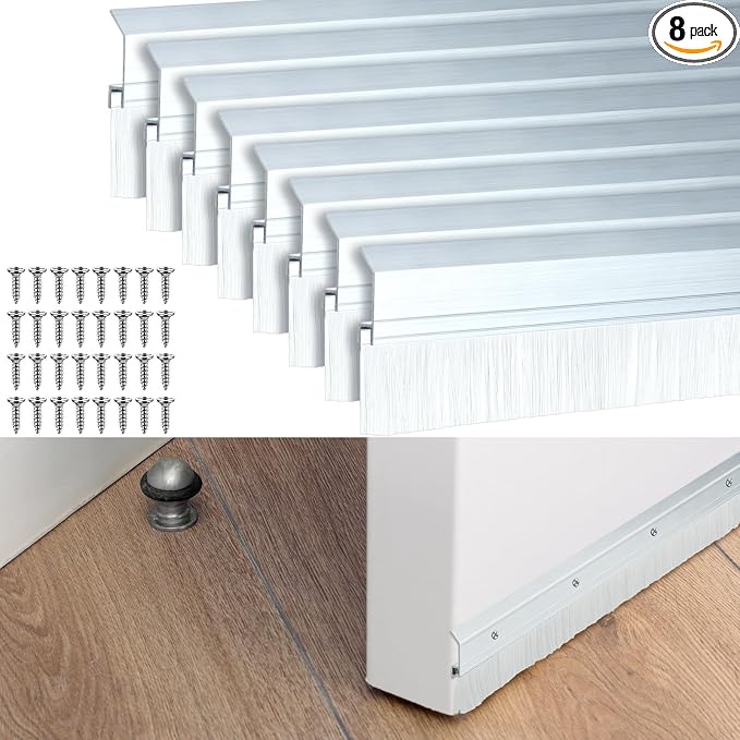 Hushee 8 Pcs 36 Inches Brush Door Sweep by Hushee