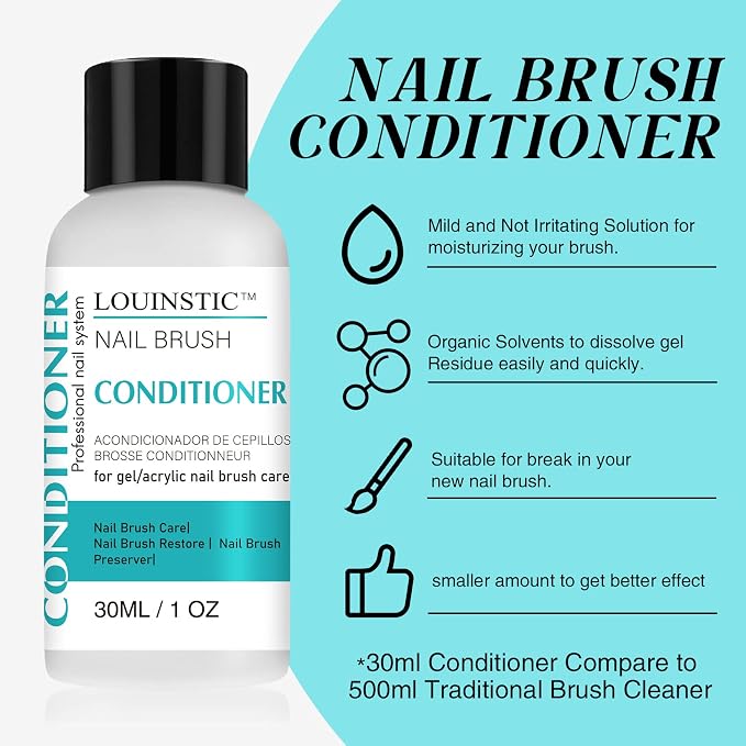 LOUINSTIC Nail Brush Cleaner and Conditioner - Image 4