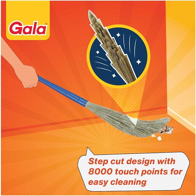 Gala No Dust Broom For Floor Cleaning, broom stick for home floor cleaning - Image 4