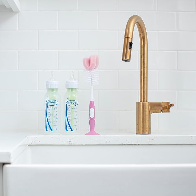 Dr. Brown's Reusable Sponge Baby Bottle Cleaning Brush Set - Image 7