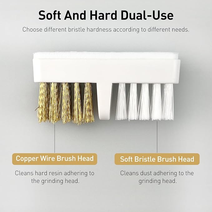 Nail Drill Bit Wire Cleaner Brush, 5-Piece Nail Art Cleaning Tool Set - Image 3