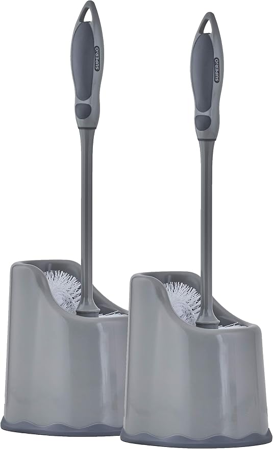 Superio Toilet Bowl Brush and Holder by Superio