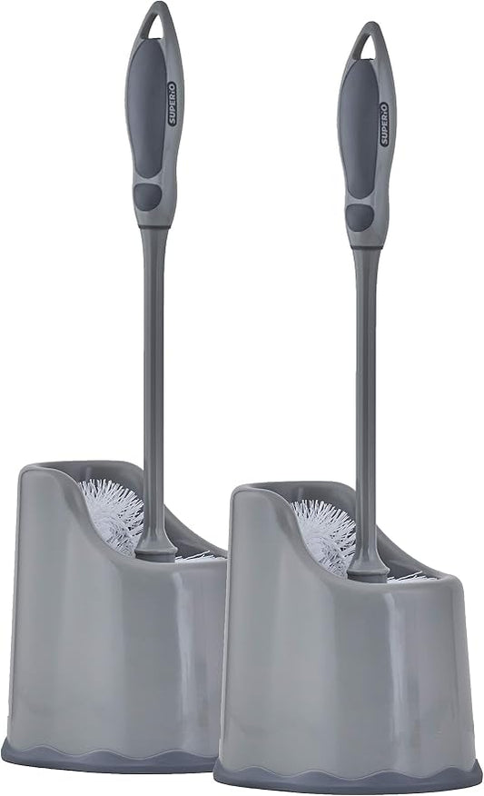 Superio Toilet Bowl Brush and Holder by Superio
