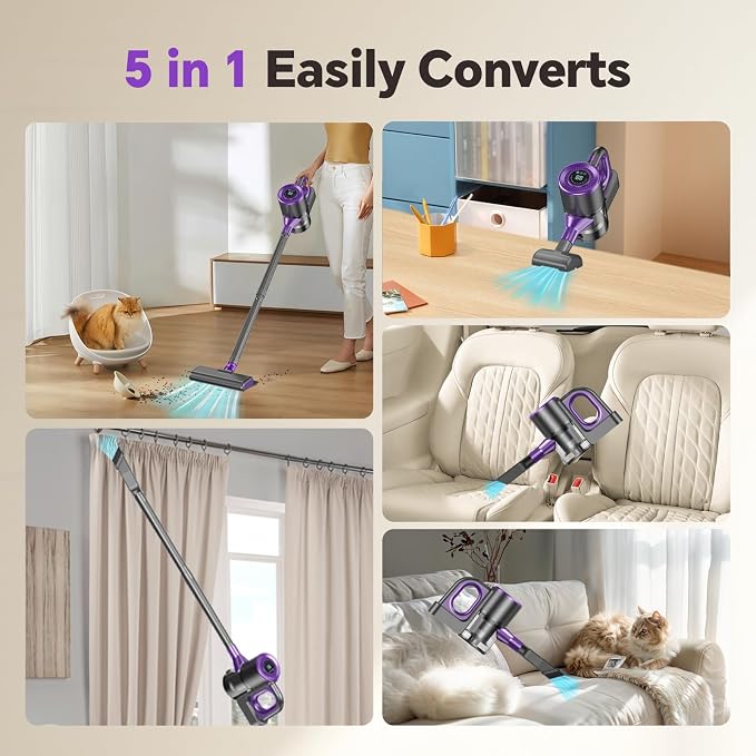 Cordless Vacuum Cleaner, Powerful Suction Vacuum Cleaners - Image 4