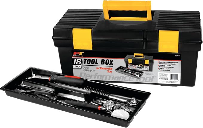 Performance Tool W54017 18-Inch Plastic Box - Image 4