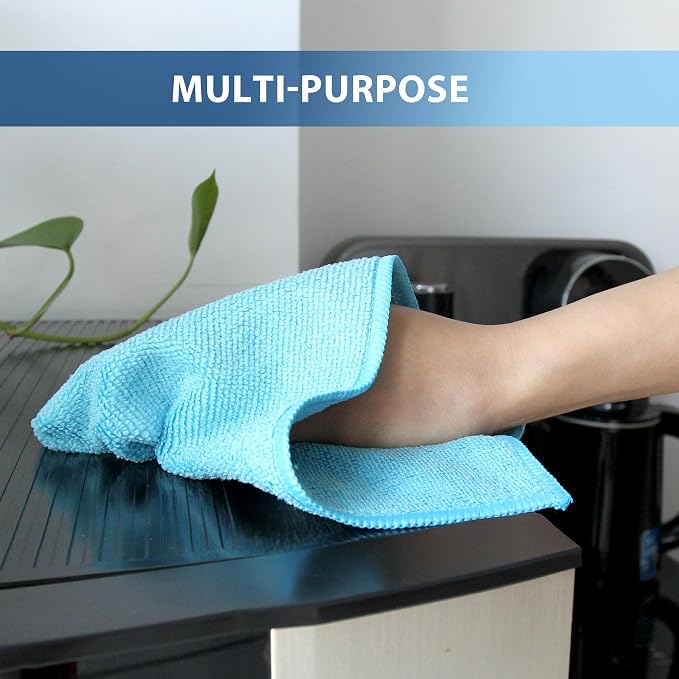 12 Pack Microfiber Cleaning Cloth 11.8x11.8inch - Image 5