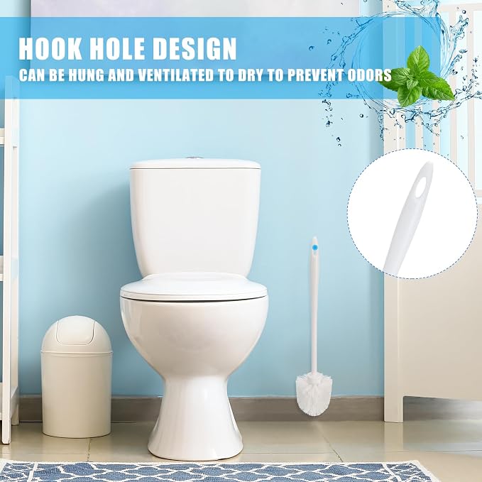Tioncy 15 Pcs 14.2 Inch Toilet Brush Commercial Heavy Duty Toilet Bowl Cleaning - Image 4
