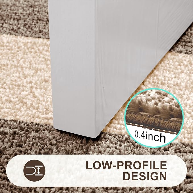 Kitinjoy Indoor Outdoor Door Mat, 48x32 Non-Slip Absorbent Dirt Trapper - Image 4