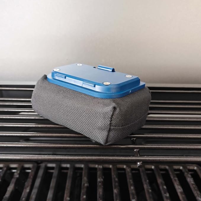 Blue Grill Brush Bristle Free, Replaceable BBQ Cleaning Head Accessories Cleaner - Image 3