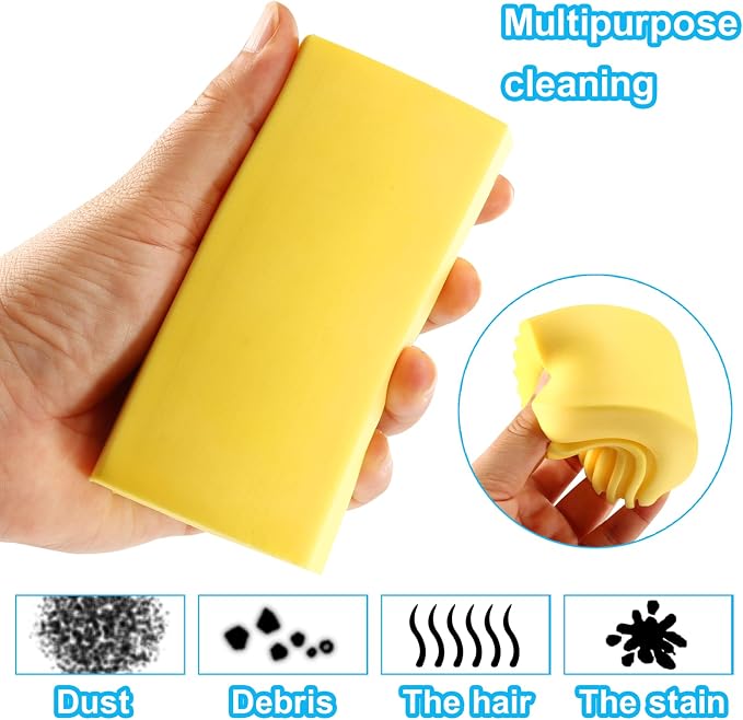4-Pack Damp Cleaning Sponge Brush Set - Image 5
